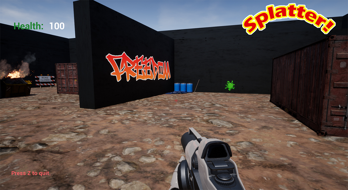 splatter screenshot